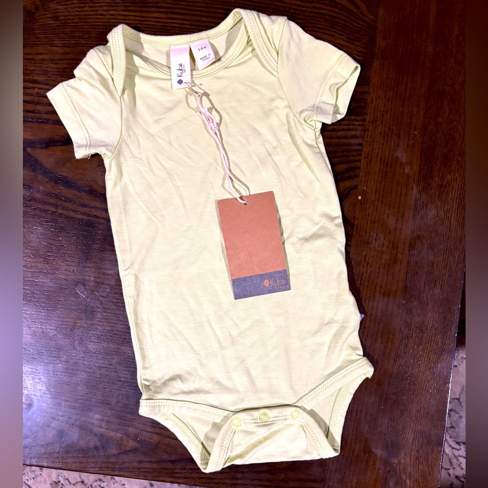 NWT Kyte 3-6m Onesie Kiwi